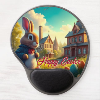 The Easter Bunny on a Secret Mission Gel Mouse Pad
