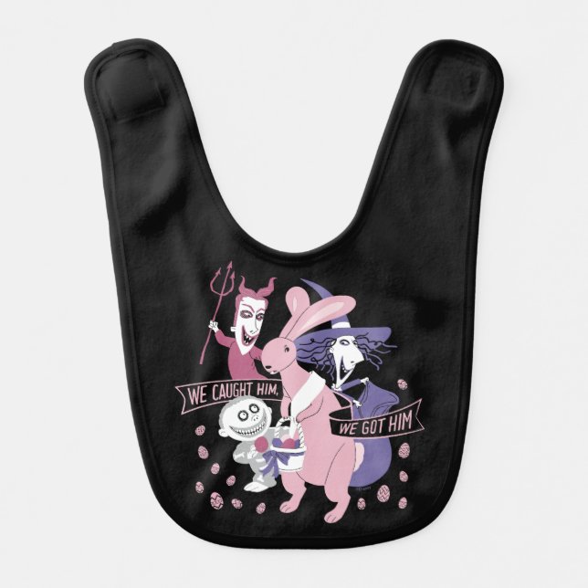 The Easter Bunny | We Got Him Baby Bib (Front)