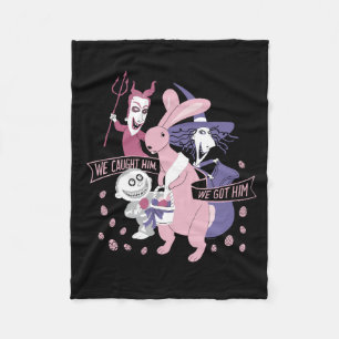 The Easter Bunny We Got Him Fleece Blanket