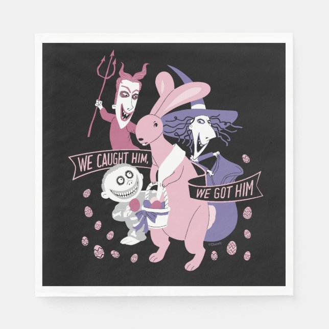 The Easter Bunny | We Got Him Napkins (Front)