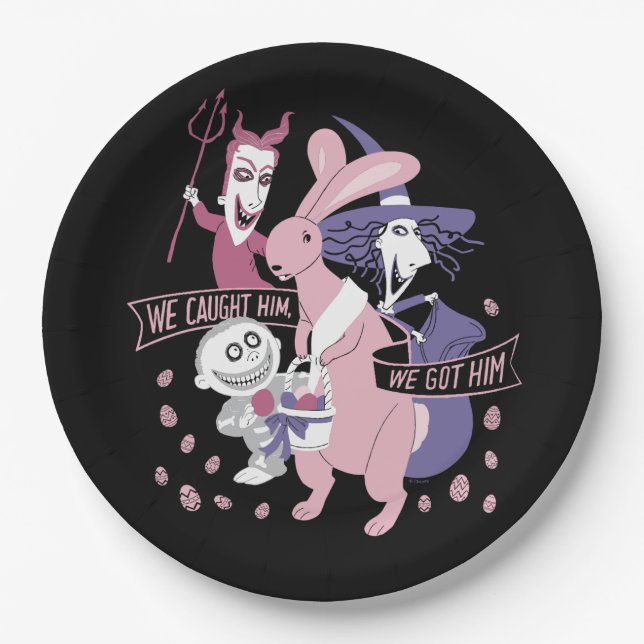 The Easter Bunny | We Got Him Paper Plates (Front)