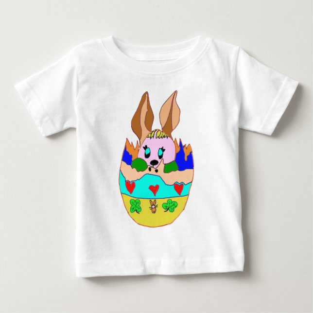 The EASTER EGG WITH LAPIN1.png Baby T-Shirt (Front)