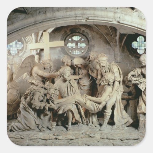 The Easter Sepulchre 1554_64 stone Square Sticker