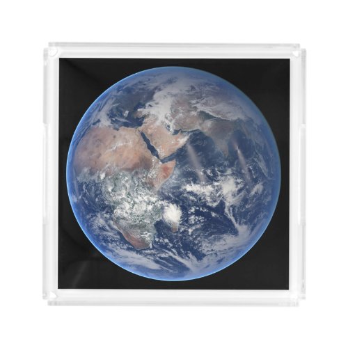 The Eastern Hemisphere On Planet Earth Acrylic Tray