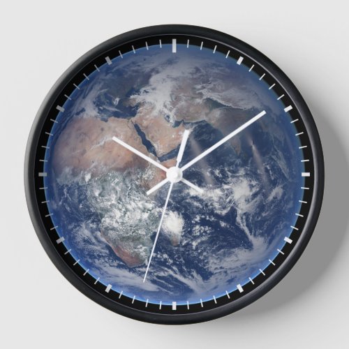 The Eastern Hemisphere On Planet Earth Clock