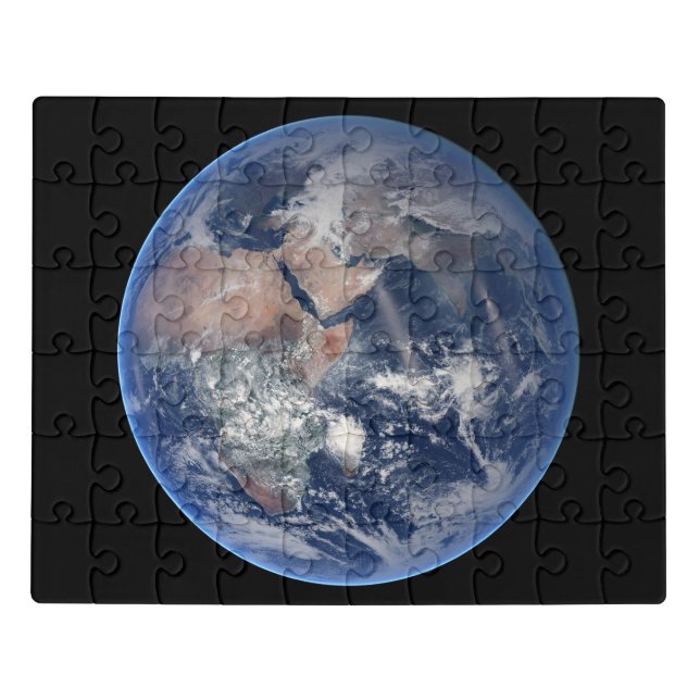 The Eastern Hemisphere On Planet Earth. Jigsaw Puzzle (Puzzle Horizontal)
