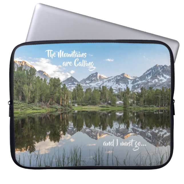 The Eastern Sierra Mountains are Calling Laptop Sleeve (Front)