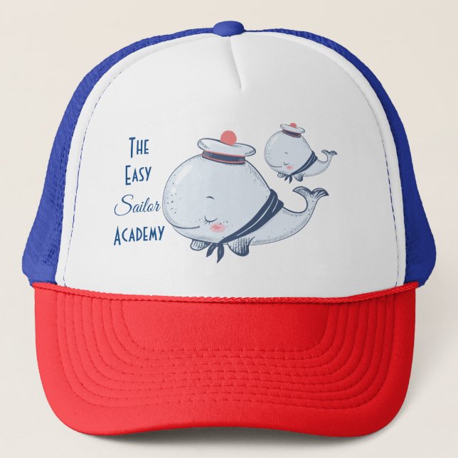 The Easy Sailor Academy Trucker Hat (Front)