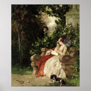 The Eavesdropper, 1868 Poster