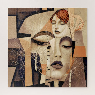 The Echo of “Virelle” – An Abstract Portrait Jigsaw Puzzle