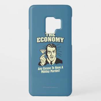 The Economy: Midday Martini Case-mate Samsung Galaxy S9 Case by RetroSpoofs at Zazzle