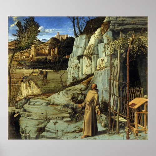 The Ecstasy of St Francis by Giovanni Bellini Poster