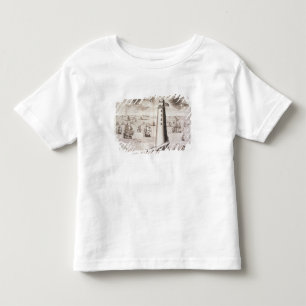The Eddystone Lighthouse, engraved by Hendrick Hul Toddler T-shirt