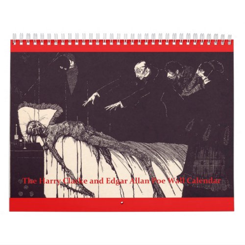 The Edgar Allan Poe and Harry Clarke Wall Calendar