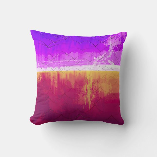 The Edge of the World 2014 Throw Pillow (Front)