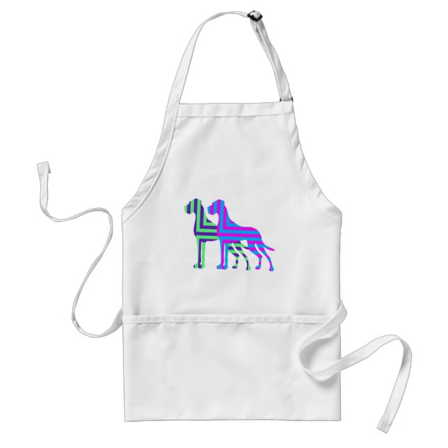 The Edged Great Dane Adult Apron (Front)
