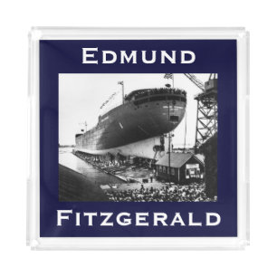 The Edmund Fitzgerald Acrylic Tray