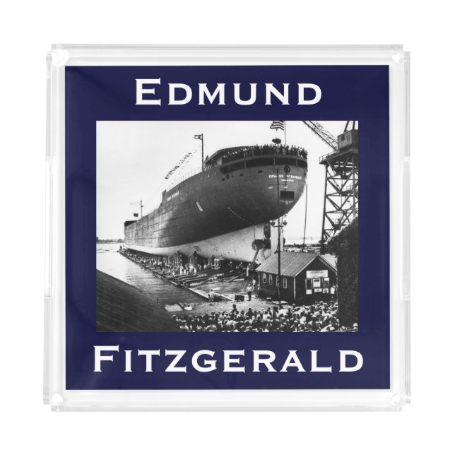 The Edmund Fitzgerald Acrylic Tray (Front)