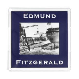 The Edmund Fitzgerald Acrylic Tray