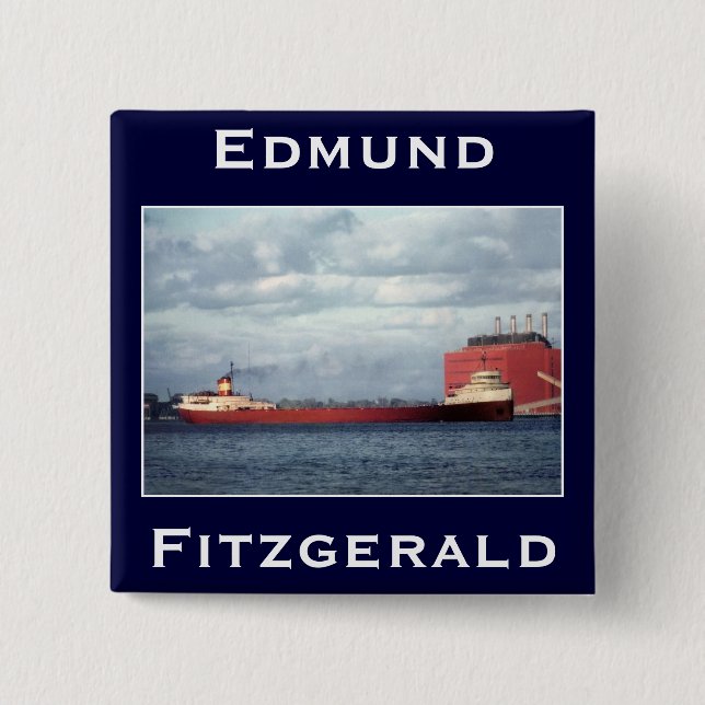 The Edmund Fitzgerald Button (Front)