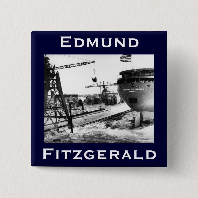 The Edmund Fitzgerald Button (Front)