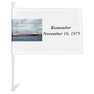 The Edmund Fitzgerald Car Flag
