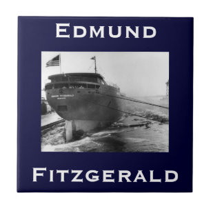 The Edmund Fitzgerald Ceramic Tile
