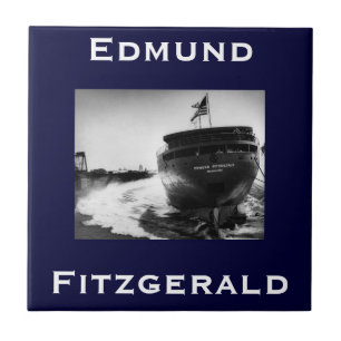 The Edmund Fitzgerald Ceramic Tile