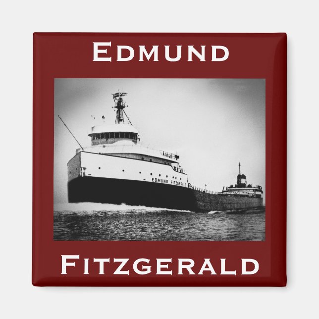 The Edmund Fitzgerald  Magnet (Front)