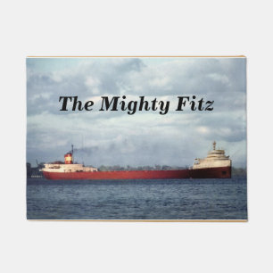 The Edmund Fitzgerald Mighty Fitz to Customize Doormat