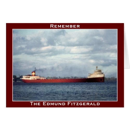 The Edmund Fitzgerald on the St Clair River