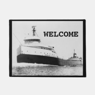 The Edmund Fitzgerald on the St. Clair River Doormat