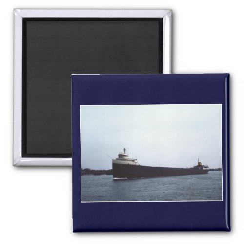 The Edmund Fitzgerald on the St Clair River Magnet