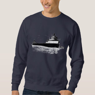 The Edmund Fitzgerald on the St. Clair River Sweatshirt
