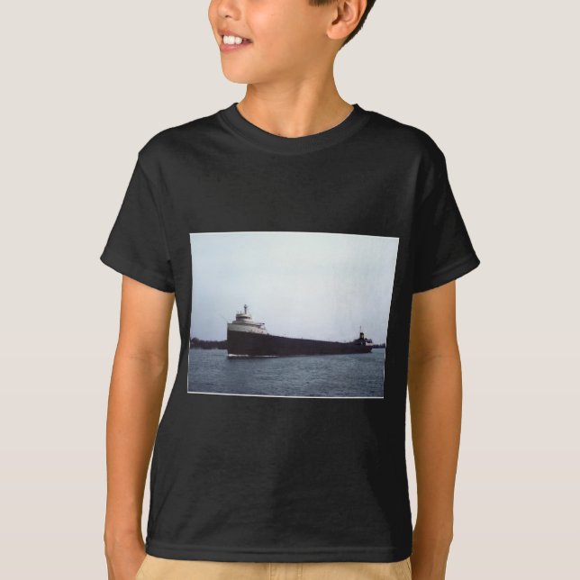 The Edmund Fitzgerald on the St. Clair River T-Shirt (Front)
