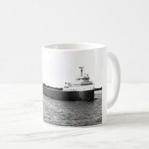 The Edmund Fitzgerald St. Clair River Vintage Coffee Mug