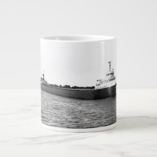 The Edmund Fitzgerald St. Clair River Vintage Giant Coffee Mug