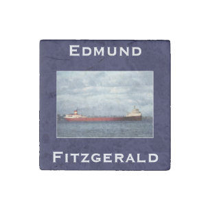 The Edmund Fitzgerald Stone Magnet