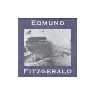 The Edmund Fitzgerald Stone Magnet