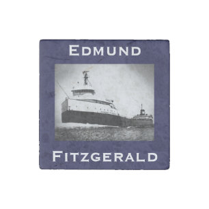The Edmund Fitzgerald Stone Magnet