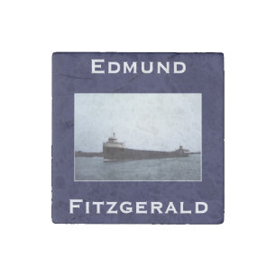 The Edmund Fitzgerald Stone Magnet