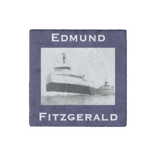 The Edmund Fitzgerald Stone Magnet