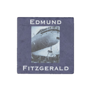 The Edmund Fitzgerald Stone Magnet