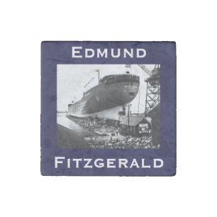The Edmund Fitzgerald Stone Magnet