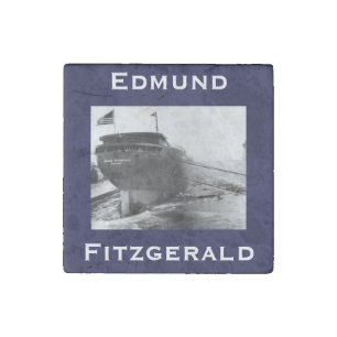 The Edmund Fitzgerald Stone Magnet