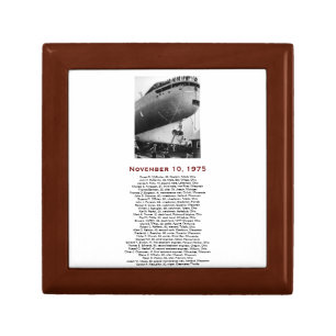 The Edmund Fitzgerald with Crew Names Gift Box