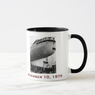 The Edmund Fitzgerald with Crew Names Mug