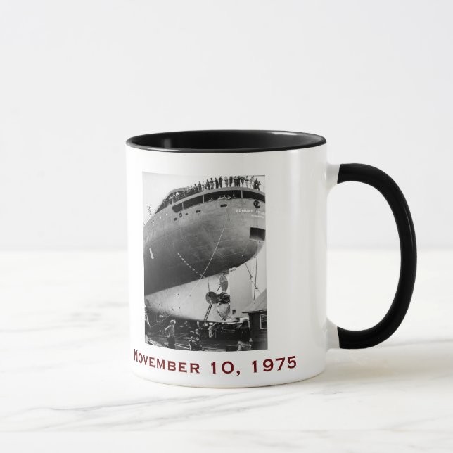 The Edmund Fitzgerald with Crew Names Mug (Right)