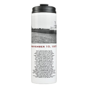 The Edmund Fitzgerald with Crew Names Mug