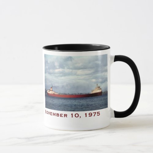 The Edmund Fitzgerald with Crew Names Mug